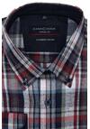 Produktbild fr 'CASAMODA Casual Fit Hemd Langarm Button Down Kragen Karo dunkelblau'