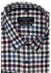 Produktbild fr 'CASAMODA Casual Fit Hemd Langarm Button Down Kragen Karo dunkelblau'