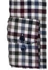 Produktbild fr 'CASAMODA Casual Fit Hemd Langarm Button Down Kragen Karo dunkelblau'