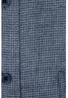 Produktbild fr 'CASAMODA Casual Fit Hemd Langarm Button Down Kragen Muster dunkelblau'