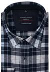 Produktbild fr 'CASAMODA Casual Fit Hemd Langarm Basic Kent Kragen Karo dunkelblau'