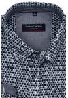 Produktbild fr 'CASAMODA Casual Fit Hemd Langarm Button Down Kragen Muster blau'