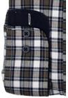 Produktbild fr 'CASAMODA Casual Fit Hemd Langarm Button Down Kragen Flanell Karo blau'