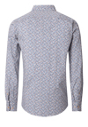 Produktbild f�r 'CASAMODA Casual Fit Hemd super langer Arm Button Down Kragen Muster wei�'