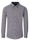 Produktbild f�r 'CASAMODA Casual Fit Hemd Langarm Button Down Kragen Muster wei�'