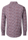 Produktbild f�r 'CASAMODA Casual Fit Hemd Langarm New Kent Kragen Muster rot'