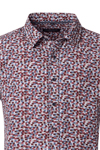 Produktbild f�r 'CASAMODA Casual Fit Hemd Langarm New Kent Kragen Muster rot'
