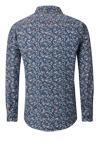 Produktbild f�r 'CASAMODA Casual Fit Hemd Langarm Button Down Kragen Muster blau'
