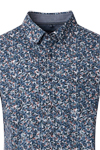 Produktbild f�r 'CASAMODA Casual Fit Hemd Langarm Button Down Kragen Muster blau'