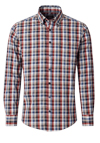 Produktbild f�r 'CASAMODA Casual Fit Hemd Langarm New Kent Kragen Karo orange'
