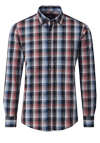 Produktbild f�r 'CASAMODA Casual Fit Hemd Langarm New Kent Kragen Karo blau'