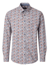 Produktbild f�r 'CASAMODA Casual Fit Hemd Langarm New Kent Kragen Muster blau'