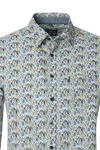 Produktbild f�r 'CASAMODA Casual Fit Hemd Langarm New Kent Kragen Muster gr�n'