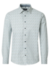 Produktbild f�r 'CASAMODA Casual Fit Hemd Langarm New Kent Kragen Muster gr�n'