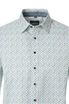 Produktbild f�r 'CASAMODA Casual Fit Hemd Langarm New Kent Kragen Muster gr�n'