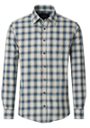 Produktbild f�r 'CASAMODA Casual Fit Hemd Langarm New Kent Kragen Flanell Karo blau'