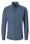 Produktbild f�r 'CASAMODA Casual Fit Hemd Langarm Button Down Kragen Muster blau'