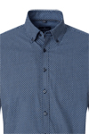 Produktbild f�r 'CASAMODA Casual Fit Hemd Langarm Button Down Kragen Muster blau'