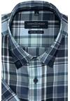 Produktbild fr 'CASAMODA Casual Fit Hemd Halbarm Karo blau'