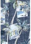 Produktbild fr 'CASAMODA Comfort Fit Hemd Halbarm Muster blau'
