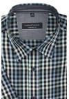 Produktbild fr 'CASAMODA Comfort Fit Hemd Halbarm New Kent Kragen Karo blau'