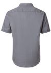 Produktbild fr 'CASAMODA Casual Fit Hemd Halbarm New Kent Kragen Muster orange'