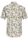 Produktbild fr 'CASAMODA Casual Fit Hemd Halbarm New Kent Kragen Muster wei'