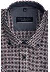 Produktbild fr 'CASAMODA Comfort Fit Hemd Halbarm Button Down Kragen Muster dunkelblau'
