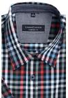 Produktbild fr 'CASAMODA Comfort Fit Hemd Halbarm New Kent Kragen Karo blau'