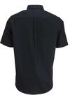 Produktbild fr 'CASAMODA Comfort Fit Hemd Halbarm New Kent Kragen Popeline schwarz'