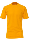 Produktbild fr 'CASAMODA T-Shirt mit Rundhals reine Baumwolle ocker'