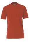 Produktbild fr 'CASAMODA T-Shirt mit Rundhals reine Baumwolle orange'