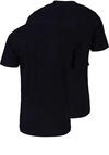 Produktbild fr 'CASAMODA T-Shirt Rundhals reine Baumwolle Doppelpack schwarz'