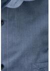Produktbild fr 'CASAMODA Modern Fit Hemd Halbarm New Kent Kragen rauchblau'