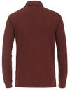 Produktbild fr 'CASAMODA Polo-Shirt Langarm Brusttasche geknpft rot'