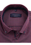 Produktbild fr 'CASAMODA Comfort Fit Hemd Langarm Button Down Kragen Karo rot'