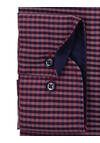 Produktbild fr 'CASAMODA Comfort Fit Hemd Langarm Button Down Kragen Karo rot'