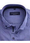 Produktbild fr 'CASAMODA Comfort Fit Hemd Langarm Button Down Kragen Karo blau'