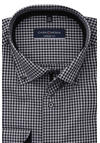 Produktbild fr 'CASAMODA Comfort Fit Hemd Langarm Button Down Kragen Karo schwarz'