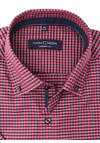 Produktbild fr 'CASAMODA Comfort Fit Hemd Halbarm Button Down Kragen Karo rot'