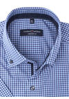 Produktbild fr 'CASAMODA Comfort Fit Hemd Halbarm Button Down Kragen Karo blau'