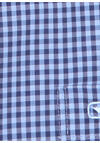 Produktbild fr 'CASAMODA Comfort Fit Hemd Halbarm Button Down Kragen Karo blau'
