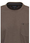 Produktbild fr 'CASAMODA T-Shirt Halbarm Rundhals Brusttasche beige'