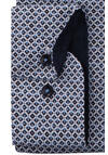 Produktbild fr 'CASAMODA Comfort Fit Hemd Langarm Haifischkragen Muster blau'