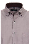 Produktbild fr 'CASAMODA Comfort Fit Hemd Langarm Button Down Kragen bgelfrei Streifen rot'