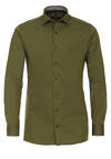 Produktbild fr 'CASAMODA Modern Fit Hemd Langarm New Kent Kragen oliv'