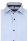 Produktbild fr 'CASAMODA Modern Fit Hemd Halbarm New Kent Kragen hellblau'