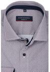 Produktbild fr 'CASAMODA Modern Fit Hemd Langarm New Kent Kragen Muster rot'