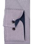Produktbild fr 'CASAMODA Modern Fit Hemd Langarm New Kent Kragen Muster rot'