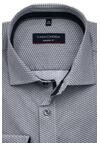 Produktbild fr 'CASAMODA Modern Fit Hemd Langarm New Kent Kragen Muster schwarz'